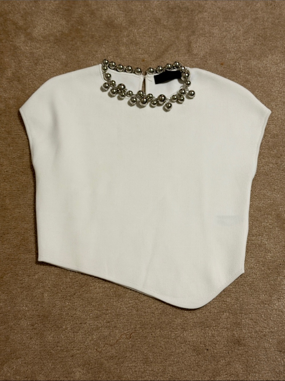 Zara asymmetrical sleeveless sweater